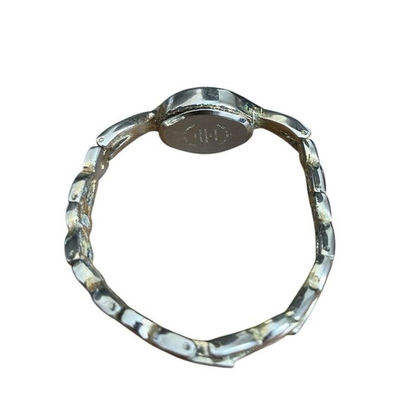 Wristwatch Oval Shaped Face Silver & Gold Tone Elegant - Picture 7 of 7